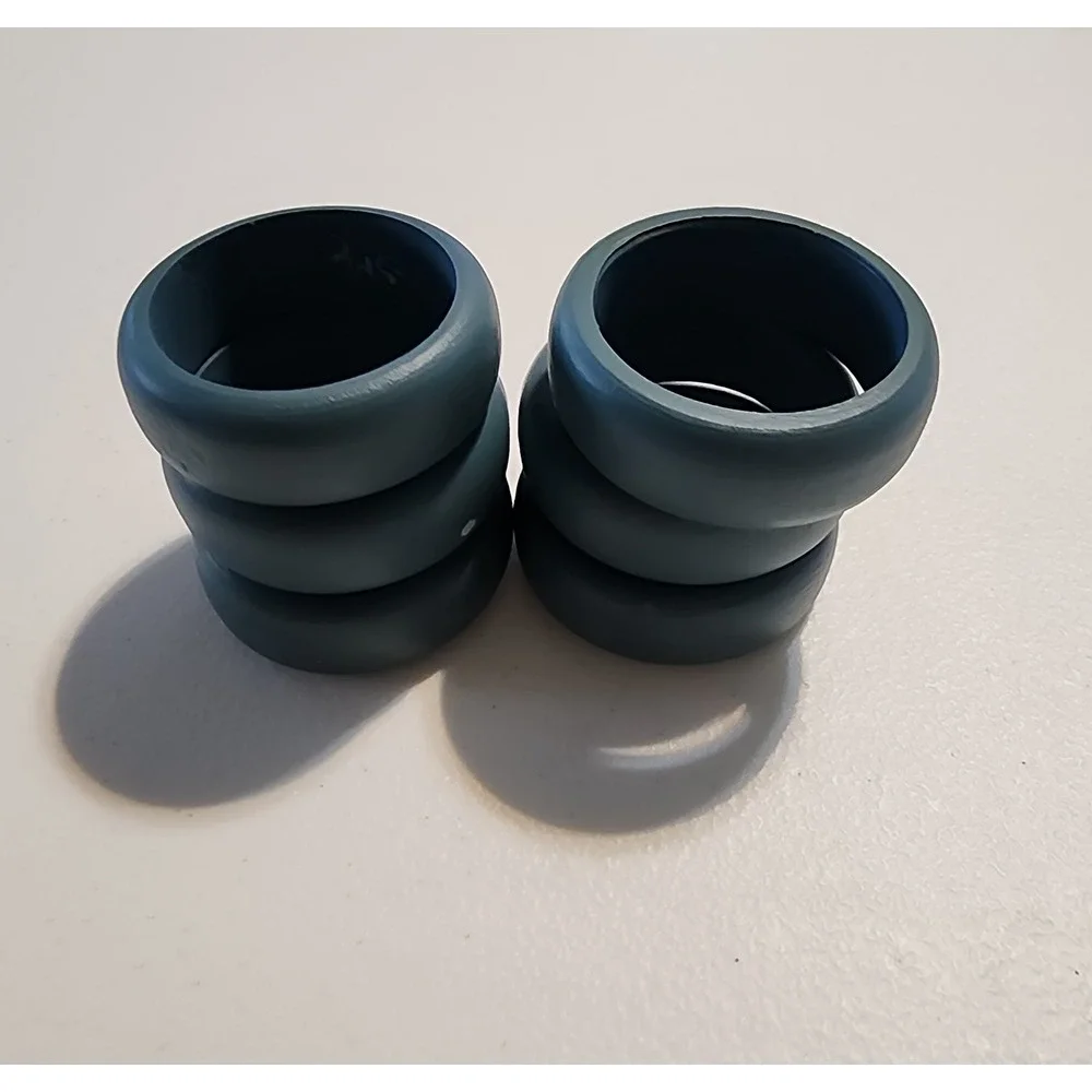 Daisy Wood Napkin Rings Set 6 Hand Painted Floral Cottagecore‎ Table Spring